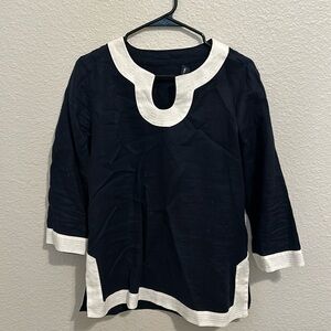 Jones New York Tunic Top. Size L. 100% Linen
